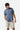 Brixton Charter Organic Cotton Linen Blend Shirt-Azure Blue