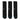Stance ICON CREW SOCKS 3 PACK - BLACK