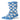 Chef Check Crew Socks – Capri Blue