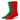 Stance HOME ALONE CREW SOCKS - RED & GREEN