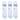 Stance BASIC CREW SOCKS 3 PACK - WHITE